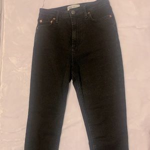 Garage black ripped jeans